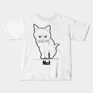 Kitty Says No Kids T-Shirt